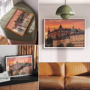 Poszter nyomtatás Městský západ