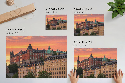 Poszternyomtatás Městský západ motívummal