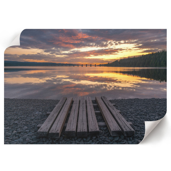 Fali poszter Západní jezero
