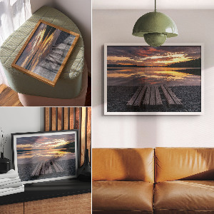 Fali poszter Západní jezero