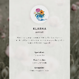 Plakát Růžová jiřina