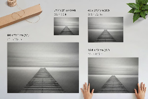 Fali poszter Minimalistické molo