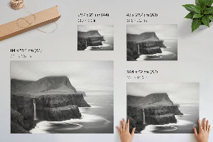 Poszter nyomtatás Vodopádová příroda