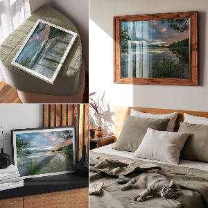 Poszter nyomtatás Západ slunce