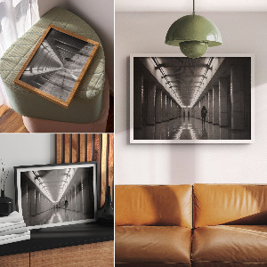 Poszter nyomtatás Minimalistická chodba