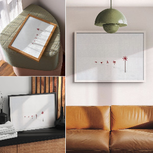 Fali poszter Zimní minimalismus