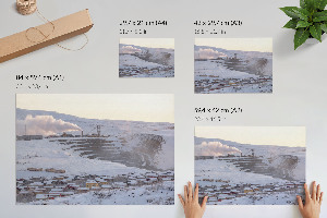 Fali poszter Zimní panorama