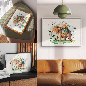 Fali poszter Jízda na mamutu