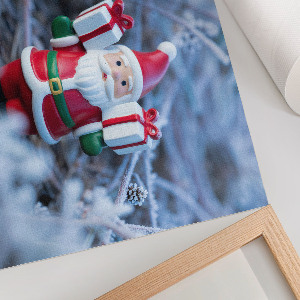 Fali poszter Vánoční krajina