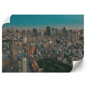 Fali poszter Panorama města