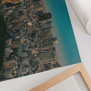 Fali poszter Panorama města