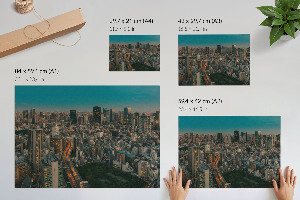 Fali poszter Panorama města