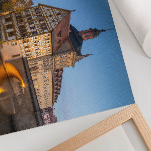 Fali poszter Město v noci