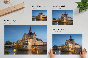 Fali poszter Město v noci