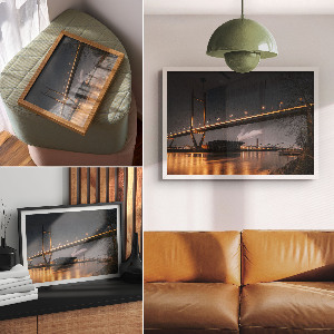 Fali poszter Noční most