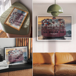 Poszter nyomtatás Námořní doprava