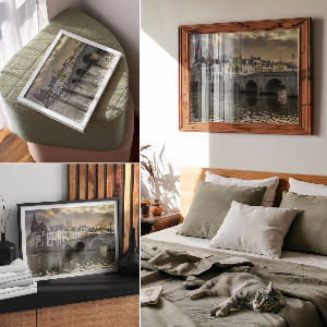 Fali poszter Atmosférické město