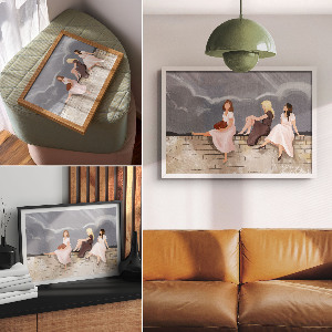 Fali poszter Ženy dohromady