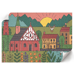 Poszter Venkovská krajina