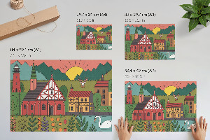 Poszter Venkovská krajina