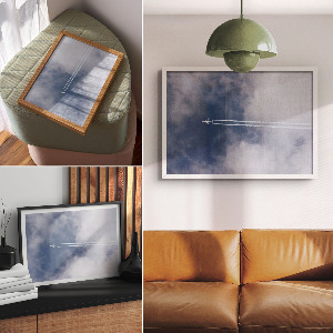 Fali poszter Let v oblacích