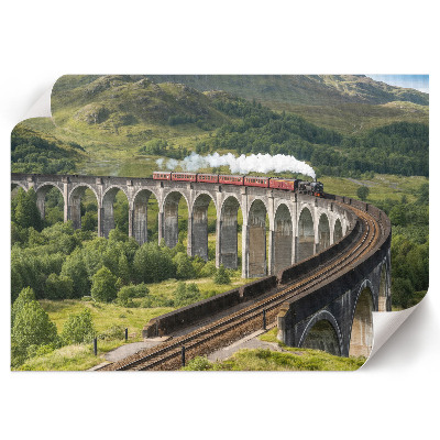 Poszter „Vlak na viaduktu”