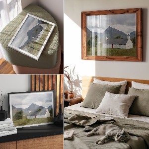 Fali poszter Horská krajina