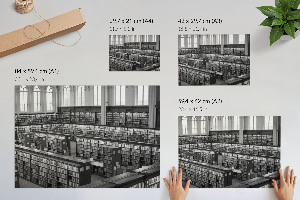 Poszter Interiér knihovny