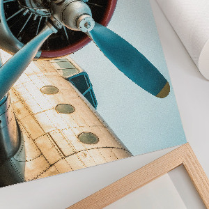 Fali poszter Detail letadla