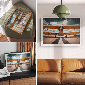 Poszter nyomtatás Vzlétající letadlo