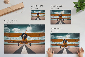 Poszter nyomtatás Vzlétající letadlo