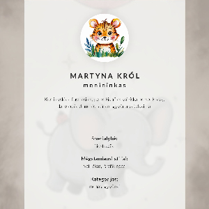 Poszter nyomtatás Ilustrace mopsa