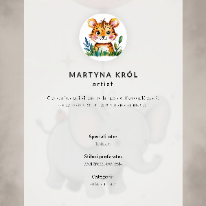 Poszter nyomtatás Ilustrace mopsa