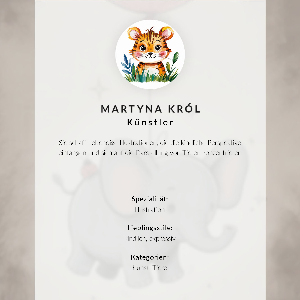 Poszter nyomtatás Ilustrace mopsa