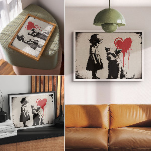 Poszter Dítě a pes