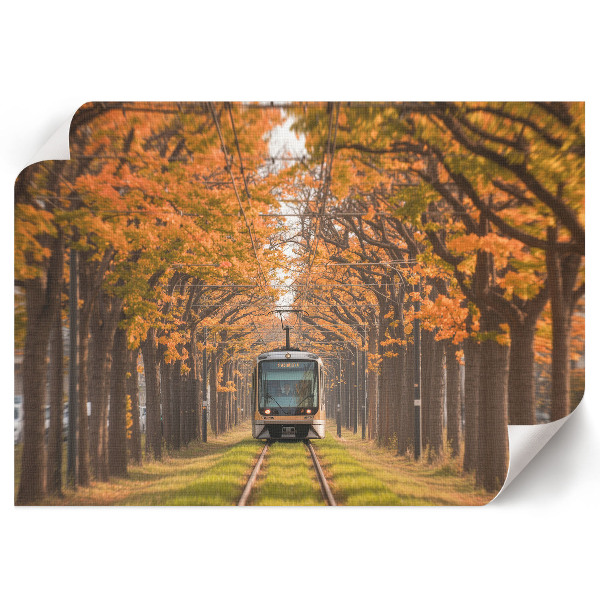 Poszternyomtatás „Podzimní tramvaj”