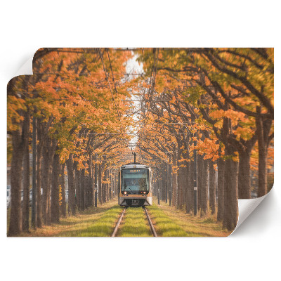 Poszternyomtatás „Podzimní tramvaj”