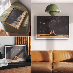 Poszter nyomtatás Hvězdy v noci