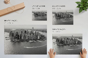 Fali poszter Panorama města