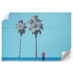 Fali poszter Dvě palmy