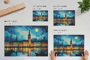 Plakát Město v noci