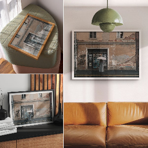 Poszter nyomtatás Pouliční scéna