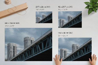 Fali poszter „Městská modernita”