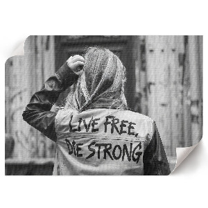 Fali poszter Silné poselství