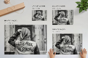 Fali poszter Silné poselství