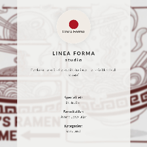 Poszter Ilustrace ramen