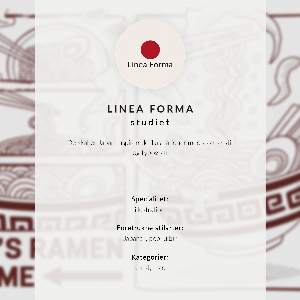 Poszter Ilustrace ramen