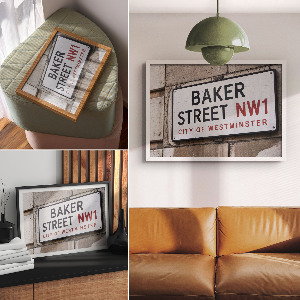 Plakát Plaketa na Baker Street