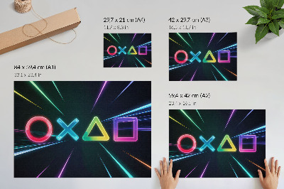 Poszter Symboly pro hráče