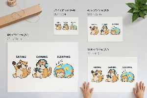 Poszter nyomtatás Kočičí život